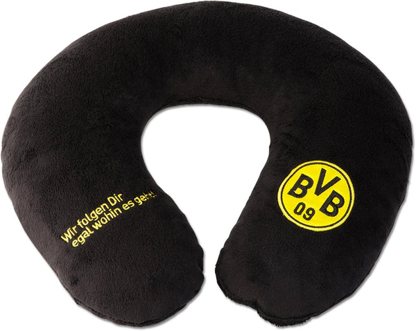 Pernă pentru gât Borussia Dortmund Unisex Bvb Nakkepude, negru/galben, 34 X 31 5 cm EU