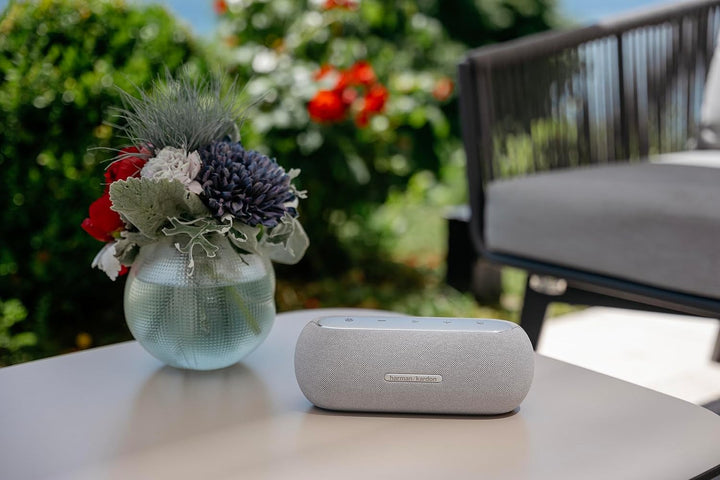 Difuzor Bluetooth Harman Kardon Luna în gri - Difuzor Bluetooth portabil, rezistent la apă - Autonomie de până la 12 ore