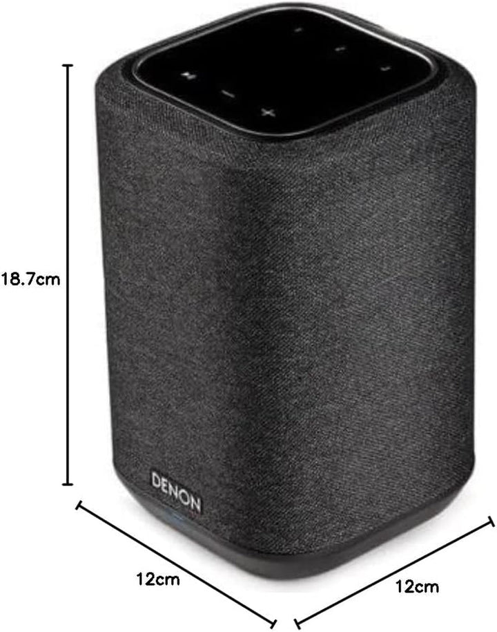 Denon Home 150 difuzor multiroom, difuzor hi-fi cu HEOS Built-In, Alexa integrat, WLAN, Bluetooth, USB, Airplay 2, Hi-Res Audio, negru