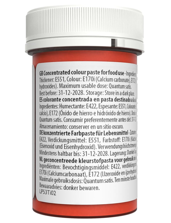 Sugarflair Lebensmittelfarbe Pasta Pastel Pinkes Honig, Pasta Lebensmittel Farbe Für Fondant Und Marzipan, Spectral Concentrated Paste Colours - 25G