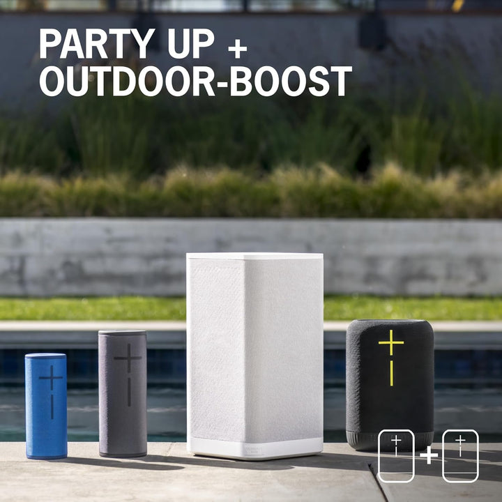 Ultimate Ears EPICBOOM, Difuzor Bluetooth mobil fără fir, bas bogat, sunet imersiv la 360 de grade, EQ adaptiv, impermeabil IP67, plutitor, baterie de 17 ore, rază de acțiune 55 M, Usb-C, negru