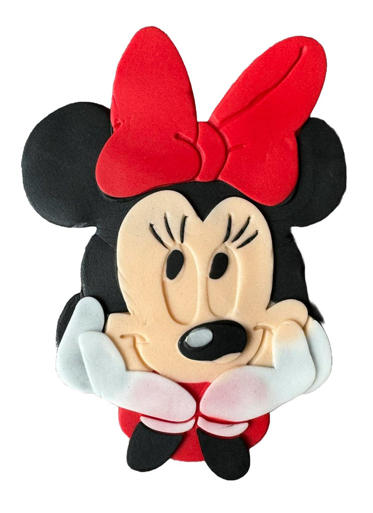 Decoratiune comestibila din zahar, Minnie Mouse - Nati Shop