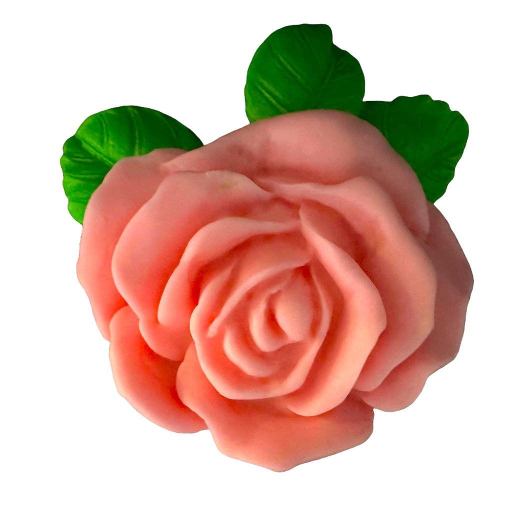 Decoratiune comestibila din zahar, Trandafir roz - Nati Shop