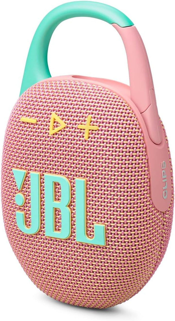 JBL Clip 5 - albastru - boxă portabilă Bluetooth cu sunet JBL Pro, bas profund și funcție Playtime Boost - rezistentă la apă și praf - 12 ore de funcționare