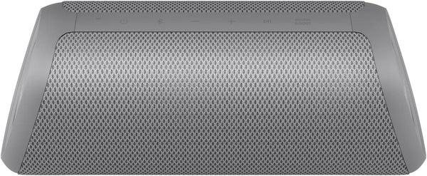LG XBOOM Go DXG7, Difuzor Bluetooth portabil (40 wați, Google Assistant, Siri, iluminare), gri