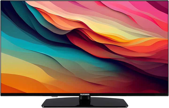 Telefunken XH32N750M Fernseher 32 Zoll Hd-Ready LED TV Mit 80 Cm Bildschirmdiagonale Und Integriertem Triple-Tuner, Schwarz