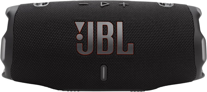 JBL Charge 6, Difuzor Bluetooth portabil, 28 ore autonomie, IP68 rezistent la apă, praf și șocuri, sunet Pro cu AI Sound Boost, Auracast Multi-Speaker, negru
