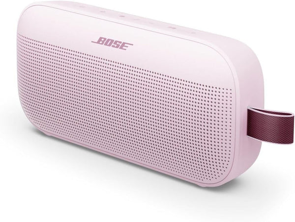 Difuzor Bluetooth portabil Bose Soundlink Flex (Gen. 2), difuzor portabil pentru exterior cu sunet natural, durată de viață a bateriei de până la 12 ani, rezistent la praf și la apă, roz blush - ediție limitată