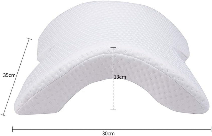 MINGZE Multifuncțional Memory Foam Pillow Neck Pillow Foam, Bow U-Shaped Neck Pillow, Slow Rebound Sleeping Pillow Rebound Pressure Pillow, Pillow Ice Silk for Hand And Neck Protection