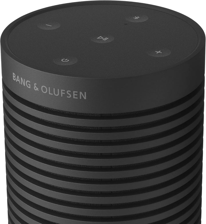 Bang & Olufsen Beosound Explore - Bluetooth portabil fără fir pentru exterior, casă și călătorie, baterie cu autonomie de 27 de ore, difuzor rezistent la apă 360° + cablu de încărcare USB-C - negru antracit