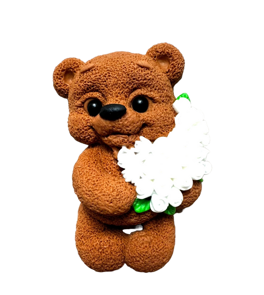 Edible sugar decoration, Teddy bear