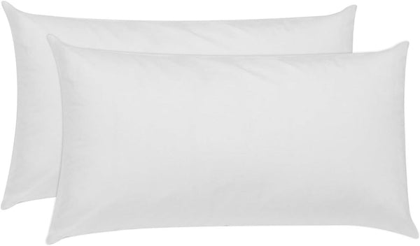 Pikolin Home Pachet de 2 perne din fibre hipoalergenice, acoperire exterioară din bumbac cu tratament anti-acarieni - fermitate redusă, fundul gurii de dormit, 60 cm, 60 X 40 cm