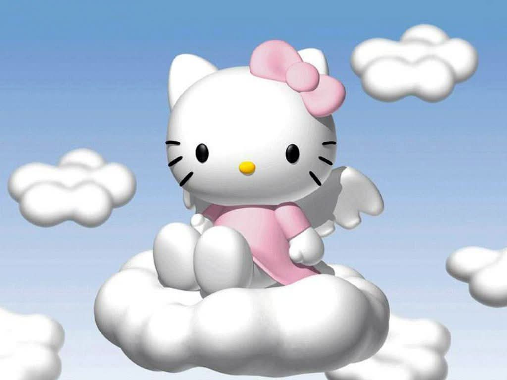 Imagine comestibila, vafa, format A4, Hello Kitty - Nati Shop