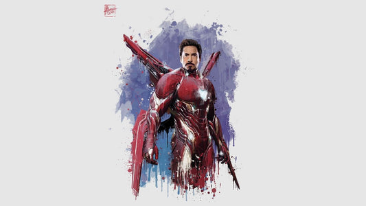 Imagine comestibila, vafa, format A4, Iron Man - Nati Shop