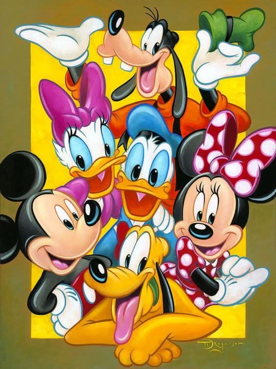 Imagine comestibila, vafa, format A4, Mickey Mouse Club - Nati Shop