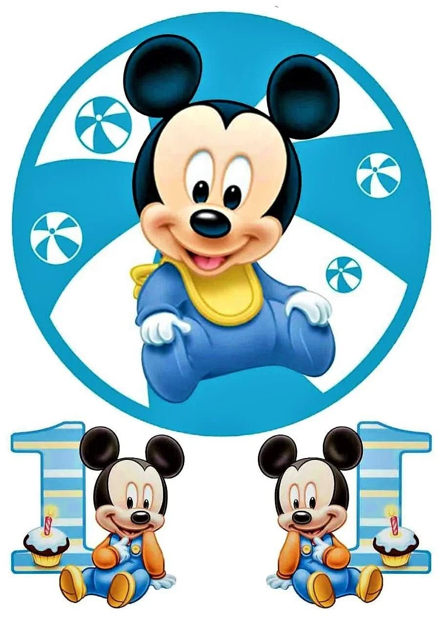 Imagine comestibila, vafa, format A4, Mickey Mouse Club - Nati Shop