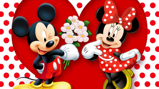 Imagine comestibila, vafa, format A4, Mickey si Minnie Mouse - Nati Shop