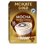 MOKATE Gold Premium Cappuccino Mocha Double Choco 10x14g