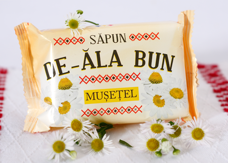 Sapun solid De-Ala Bun, musetel, 90 g