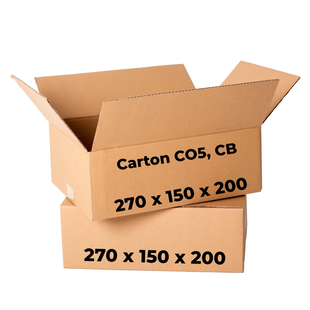 Set 20 cutii carton CO5, CB, 270 x 150 x 200 - Nati Shop