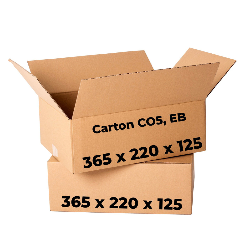 Set 20 cutii carton CO5, EB, 365 x 220 x 125 - Nati Shop