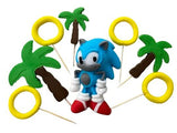 Set 8 decoratiuni comestibile din zahar, Sonic - Nati Shop